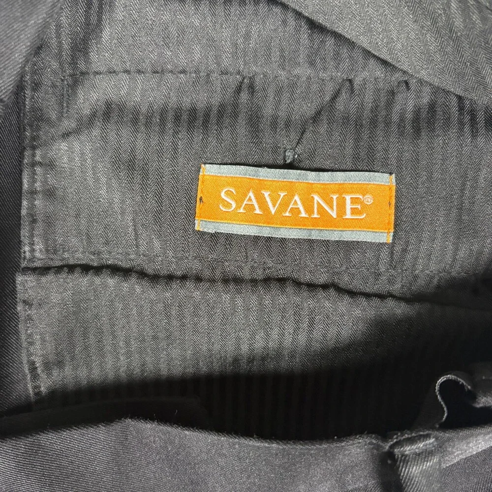 Savane Black Men's Dress Pants Size 44x29